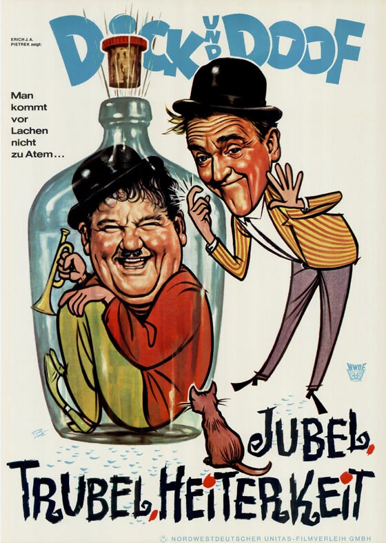 Dick und Doof - Jubel, Trubel, Heiterkeit ORIGINAL A1 Kinoplakat gerollt Laurel - Bild 1 von 1