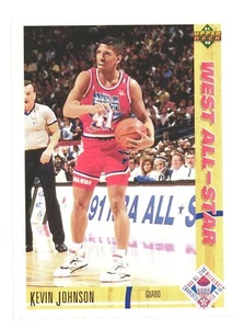 1991-92 Upper Deck NBA Basketball West All Star Kevin Johnson - Bild 1 von 2