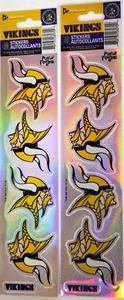 Minnesota Vikings - Set of 10 Stickers, New (1.5" x 2") - Picture 1 of 1