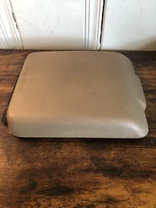 1999-2004 LAND ROVER Discovery Front Center Console Lid Arm Rest Tan Beige OEM - Picture 1 of 7