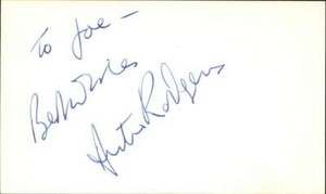Anton Rodgers D.2007 English Actor Signed 3" x 5" Index Card