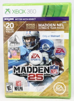 Madden NFL 25 - (Xbox 360) Walmart Edition - New Sealed - LD - See desc. Damge - Image 1 of 4