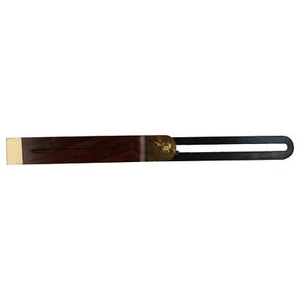 10.5" (265mm) Hardwood Bevel Brass Carpenter Adjustable Sliding Wood Work - Picture 1 of 3