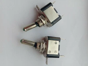 10 pcs Toggle Switch with Green LED Fog Light NEW - Picture 1 of 4