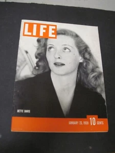 # Life Magazine 1939 January 23 Bette Davis - Foto 1 di 2