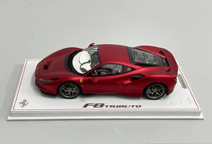 BBR Ferrari F8 Tributo Rosso Magma Mate / Blanco - 1/18 - SIN CMC / MR / D&G - Imagen 1 de 3