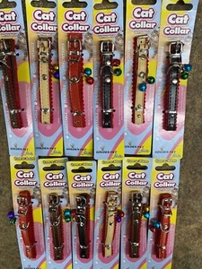 12 x Cat Collars Assorted Standard Sizes Joblot Car Boot Clearance Stock - Imagen 1 de 3