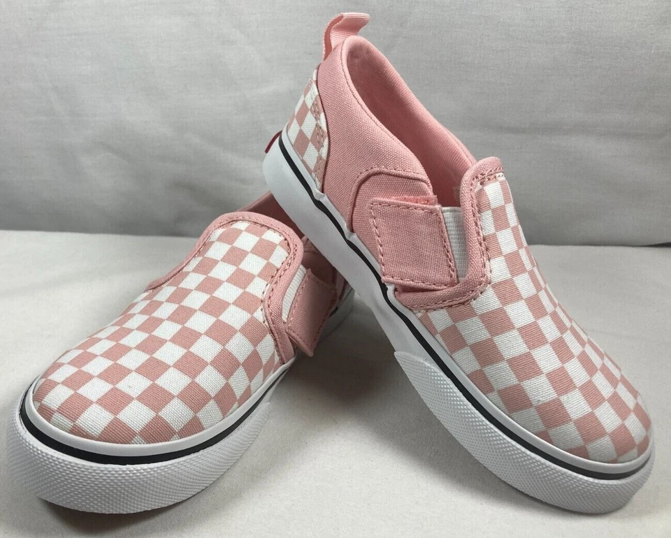 全新无标签 男女通用 学步儿童 范斯 一脚蹬鞋 多种款式和尺寸 — 第 1/1 张图片