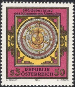 Austria 1984 Gmunden/Astronomy/Mathematics/Clock/Astrolabe/Science 1v (at1021a) - Picture 1 of 1