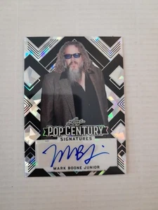 Mark Boone Junior /6 Crystal Black Ice Autogrammkarte 2022 Leaf Pop Century - Bild 1 von 2