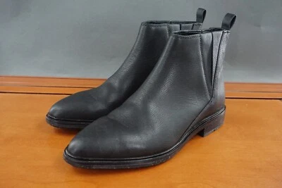 Zapatos Chelsea Via Spiga Emelin para mujer 7 botines al tobillo de cuero negro Foto 1 de 4