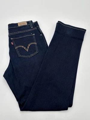 Pantalones de mezclilla Levi’s 512 perfectamente adelgazantes de pierna recta para mujer talla 8 lavado oscuro Foto 1 de 4