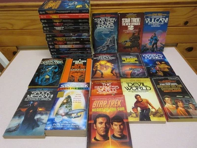 Star Trek books you pick $2.49 each Vulcan, New Voyages, Spock Messiah, Best of+ - Imagem 1 de 4