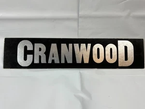 Vtg 50s 60s CRANWOOD Cardboard Horse Race Track Advertising Sign - Picture 1 of 5