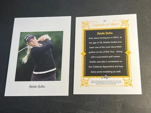 Hoja 2012 en blanco a prueba de espalda falta lámina Natalie Gulbis - Imagen 1 de 2