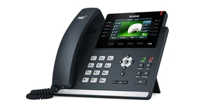 Yealink IP Telefon SIP-T46S VoIP T46 S schwarz mit PoE, aufgearbeitet - Bild 1 von 1