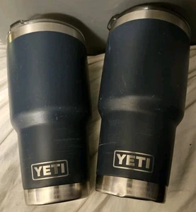 (2) Vasos Yeti Rambler de 30 OZ tapas de bloqueo deslizables cuidado de enero ambulancia 50 años logotipo - Imagen 1 de 17