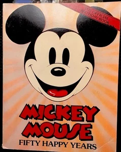 MICKEY MOUSE: FIFTY HAPPY YEARS - Harmony Books Softcover - Picture 1 of 2
