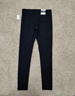 NOVO~AERO Aeropastale Leggings Clássicas Elásticas Pretas Tamanho Médio  - Imagem 1 de 4