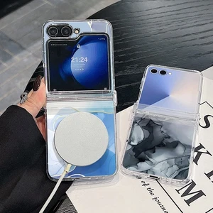 Cubierta ligera para Samsung Galaxy Z Flip7 FE Flip6 Flip5 Flip4 color corazón - Imagen 1 de 15