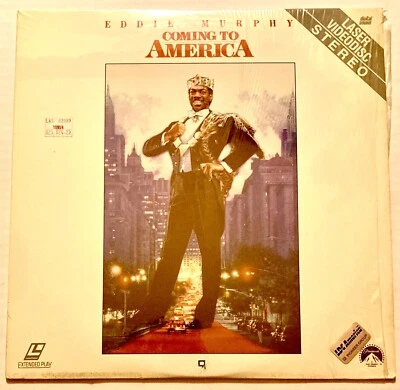 COMING TO AMERICA LASERDISC RARE VINT 1988 PARAMOUNT PICTURES OOP IN SHRINKWRAP - Image 1 of 2