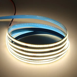 12V High Density COB LED Strip Lights Self-adhesive Tape Cabinet Kitchen Light - Picture 1 of 19