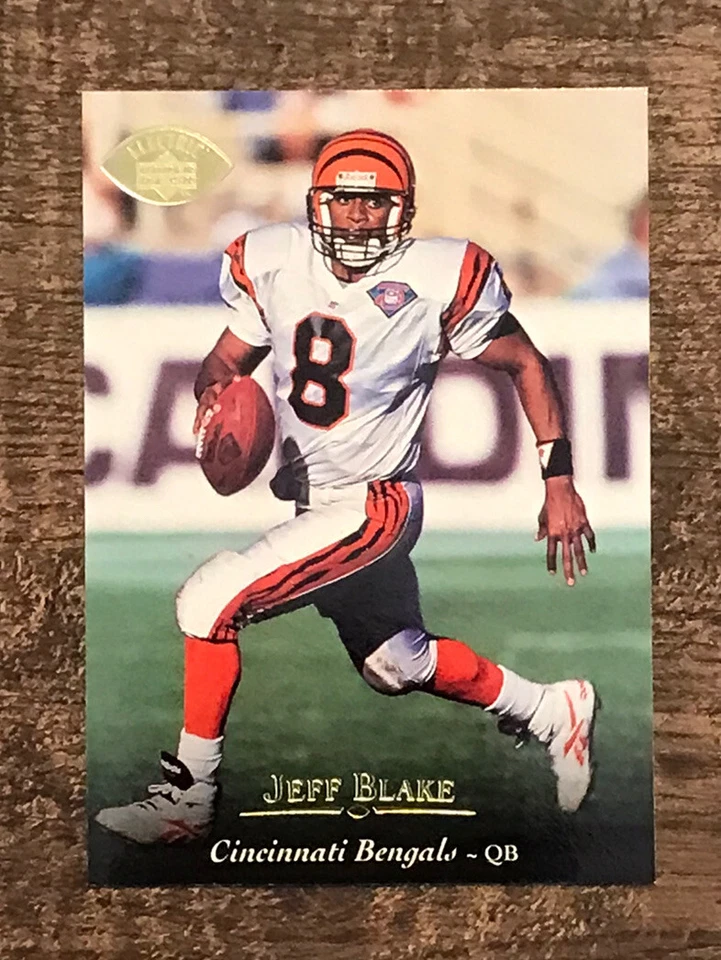 1995 Upper Deck Electric Gold Jeff Blake #190 Rookie RC - Image 1 of 1