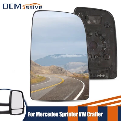 Wing Mirror Glass Right Driver Upper Side For Mercedes Benz Sprinter 2006-2018 - Image 1 of 4