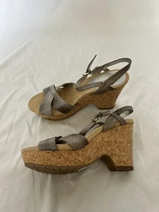 bandolino Komfort Keilsandalen Knöchelriemen offene Zehe neutral beige grau Damen 7 - Bild 1 von 7