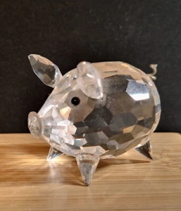 Swarovski medium Pig (7638-050-000); Barnyard Friends Collection - no box - Picture 1 of 5