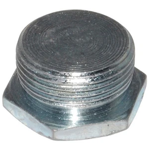 Pack of 10 - Galvanised 20mm Blank Hex Plugs for Conduit Fittings etc - BA52720G - Picture 1 of 2