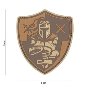 Morale Patch 3D PVC Knight Shield Crusader - Picture 1 of 2