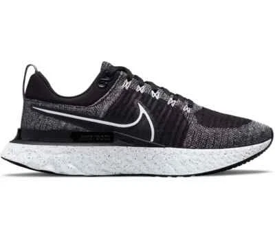 Nike React Infinity Run Flyknit 2 Black White Oreo Grey CT2357-101 sz 8.5 Men's - Image 1 of 4