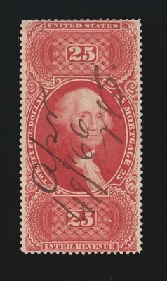 US R100c $25 Mortgage Revenue Used F-VF SCV $250 - Image 1 of 2