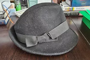Vintage 100% Wool Made In USA Banana Republic Safari Hat Medium Free Shipping H - Picture 1 of 3