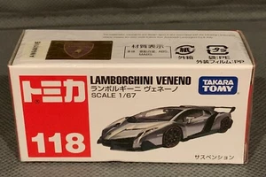 Tomica Takara Tomy n. 118 LAMBORGHINI VENENO Scala 1/67 NUOVO - Foto 1 di 3