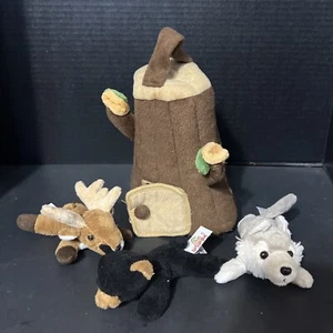 Unipak Tree 3- Finger Puppet Play House, 8" - Picture 1 of 8