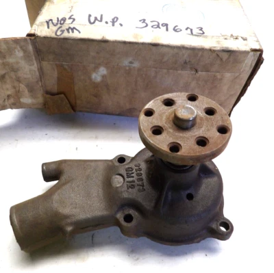 1964 1965 Chevrolet 215 6 Cyl Water Pump 3876169 Tempest 66 67 Chevelle NOS - Image 1 of 4