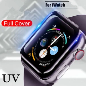 2 Pack UV Glass Full Screen Protector For iWatch Series 10 9 45 44 41 46MM Cover - Picture 1 of 18