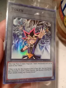 YuGiOh Yugi Muto & Silent Magician Silent Swordsman TKN5-EN005 Anime Token - Picture 1 of 3
