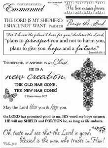 Pegatinas Religiosas Emmanuel Cruz Amor Para Siempre PTL Biblia Versículo Frase Libro de recortes - Imagen 1 de 1