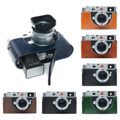 NEW Genuine Leather Camera Case Bag Protection Bottom Openning Fit For Leica m11 - Image 1 of 4