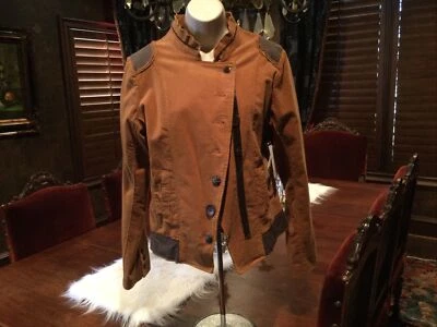 Nick and Mo Vintage Corduroy Hippie Jacket. Irish Cream Brown. Details! Size L - Image 1 of 4