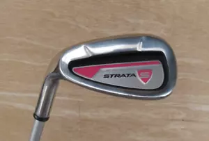 NEW LH LADIES STRATA SAND WEDGE 54 LOFT WOMENS FLEX LEFT HANDED PINK GRAY S SW - Picture 1 of 5