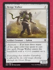 Magic The Gathering THRONE OF ELDRAINE HENGE WALKER artifact card MTG - Picture 1 of 2