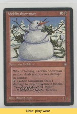 1995 Magic: The Gathering - Ice Age Goblin Snowman READ i9x