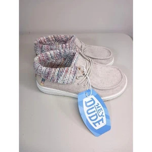Hey Dude Slipper Jugend Wendy Fold Baja Schuhe Größe 1 Neu mit Etikett - Bild 1 von 5