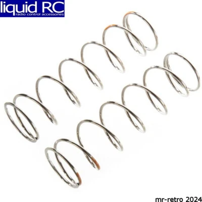 Tekno RC 6093 Shock Spring Set 1.6x7.5T 80mm orange 6.11 lb/in - Image 1 of 2