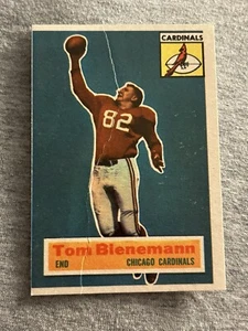 1956 TOPPS TOM BIENEMANN CHICAGO CARDINALS #10 R133 - Picture 1 of 2