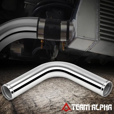 Tubo intercooler de alumínio 2,5 polegadas OD 90 graus curvatura cotovelo entrada de ar tubo turbo - Imagem 1 de 4